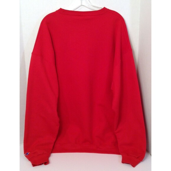 Vtg St Johns University Sweatshirt Mn 2XL Red Crewneck Oversized Grunge 90s Y2K - Picture 5 of 11